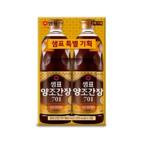 샘표 양조간장 701 860ml 2개