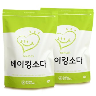 소다스쿨 베이킹소다 대용량 3kg 2개