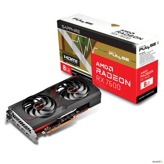 사파이어(sapphire) 라데온 RX 7600 PULSE OC D6 8GB