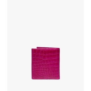 Best 콤팩트 오거나이저 악어가죽 반지갑 핫핑크 / C wallet crocodile wallet Hotpink