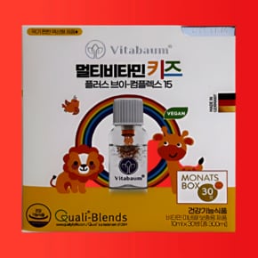 멀티비타민 키즈 플러스 브이 컴플렉스 15 10ml x 30개입 1개