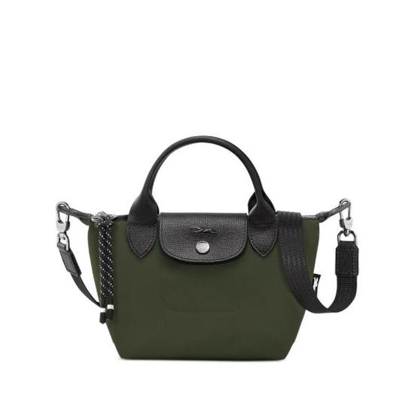 확대된 대표 롱샴 르 플리아쥬 에너지 탑 핸들백 XS L1500HSR 892 GREEN