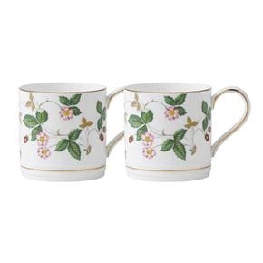 [해외직구] WEDGWOOD 웨지우드 와일드 스트로베리 머그잔 326ml 2개