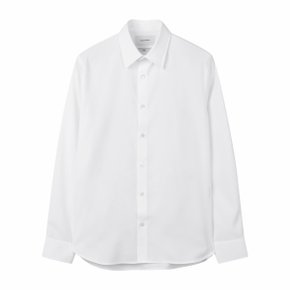 White Regular Collar Dress shirt_CWSAA24002WHX