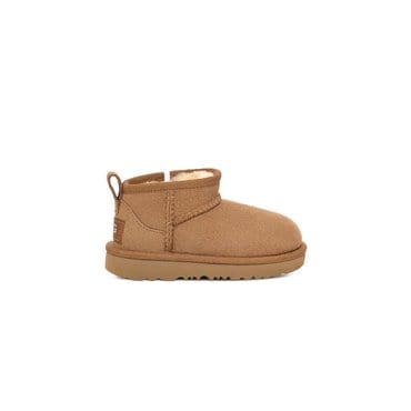 UGG [TODDLERS] 스웨이드 레더 미니 부츠 (클래식 울트라 미니) 1674307005000