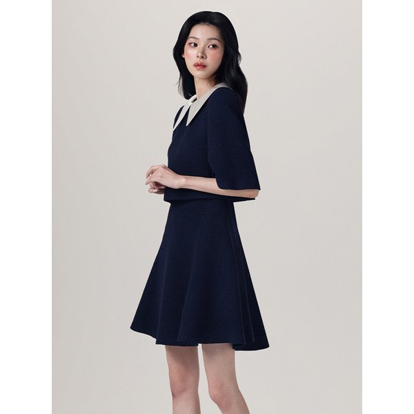 JENNIE 2 in 1 COLLAR MINI DRESS