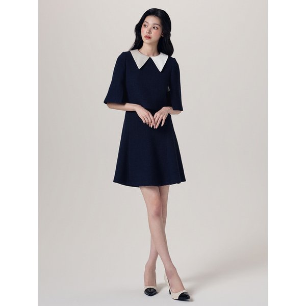 JENNIE 2 in 1 COLLAR MINI DRESS