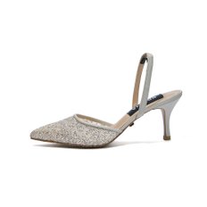 Glitter Mesh Slingback 2_Ivory