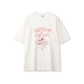 CGP Vin rouge 반소매 티셔츠 CBFUUTS010