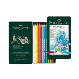 파버카스텔 전문가용 수채 색연필 12색 틴케이스