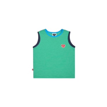 벨리타앤보이즈 그린 BB 하트 스트라이프 민소매 BK5HTE11GN