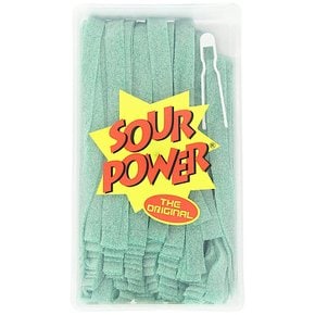 사워파워 캔디 벨트 그린애플 Sour Power Belts Green Apple 150개입