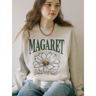 아워호프 Margaret Bloom Sweatshirt - Oatmeal