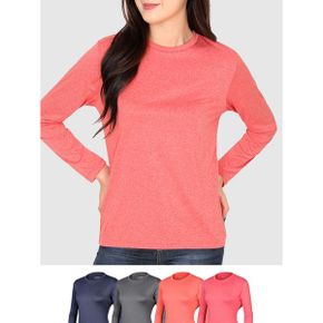 우먼라이프 춘추 여성 라운드 긴팔 티셔츠 SI42LT017W _P345911233