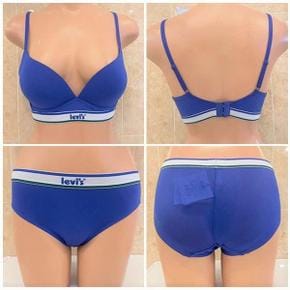 Levis Bodywear 풀컵 노와이어브라 팬티세트 LSWBA214LSWPA215