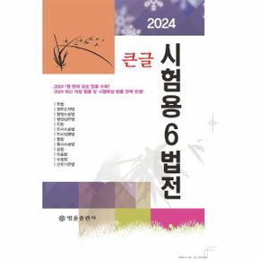 2024 큰글 시험용 6법전