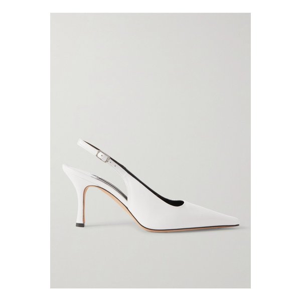 엠 파슨스 엘라나 가죽 슬링백 펌프스 아이보리 46376663162899068