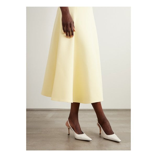 엠 파슨스 엘라나 가죽 슬링백 펌프스 아이보리 46376663162899068