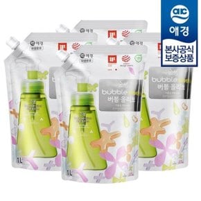 순샘 버블올리브 주방세제 리필 1L ,4개