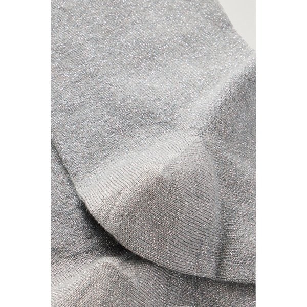 브루넬로쿠치넬리 메탈릭 캐시미어 블렌드 앵클 삭스 그레이 46376663163081480