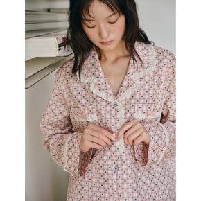 니니 긴팔 여성페어 베이지 (30수)