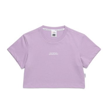 내셔널지오그래픽 【특가할인20%▼】W 크롭 반팔 티셔츠 N242WTS100(전3종)(정상가:59,000원)