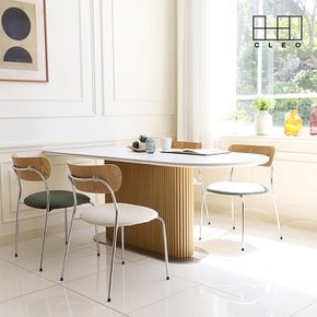 맨버 6인용 세라믹 반타원형 템바보드 식탁 테이블 홈바 1800 CL491