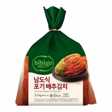 CJ 비비고 포기배추김치 더 풍부한 맛 3.3kg