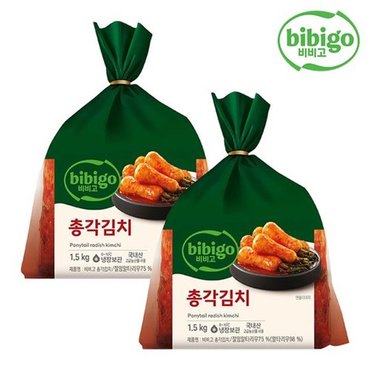 CJ제일제당 비비고 총각김치 1.5KG x 2개