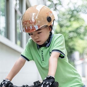 어린이 자전거헬멧 킥보드헬멧 고글일체형 사이즈조절 TS-119