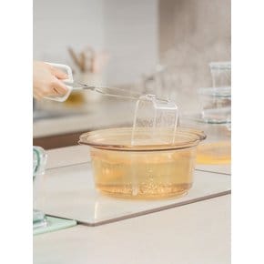 브리앙 풀 트라이탄 투명 밀폐 용기 반찬통 단품 3500ml