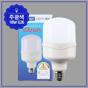 T벌브 LED MEGA 18W 주광 KS