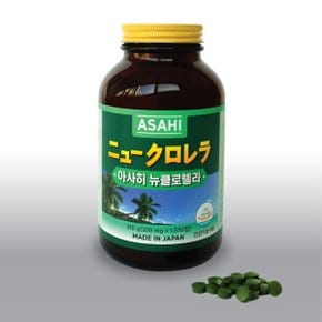 일본 아사히뉴 클로렐라 200mg x 1550정 대용량 310g