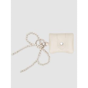 Ballchain Mini Pouch Charm_SILVER