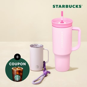 [최종가 62,730원+7%적립][스타벅스] [빅&미니] 라벤더 미니 + 하트풀 오왈라 1185ml