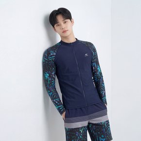 쿠기 남성 집업래쉬가드 KT-R7522
