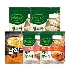 비비고왕교자1.05KG X2봉+새우왕교자 315g X2봉+김치왕교자만두 420g X2...