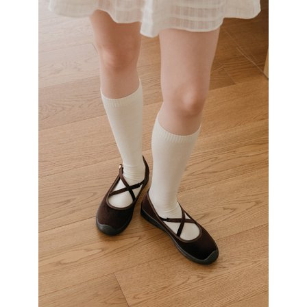 엘리자베스스튜어트 [소재 추가]벨벳 레이나 플랫