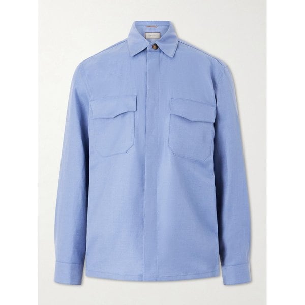 울 리넨 블렌드 트윌 셔츠 46376663163006794