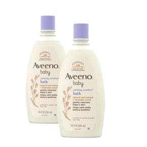 [해외직구] Aveeno 아비노 베이비 카밍 컴포트 바스 라벤더 바닐라 532ml 2팩