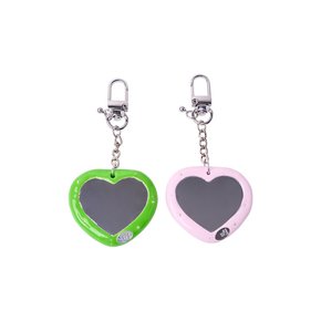 mirror key ring_heart