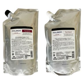 MILBON 밀본 리페어 샴푸 트리트먼트 세트 (1000ml x 2)