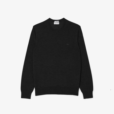 라코스테 (남성)썸머 메리노울 크루넥 스웨터(AH1102-55G 031)블랙