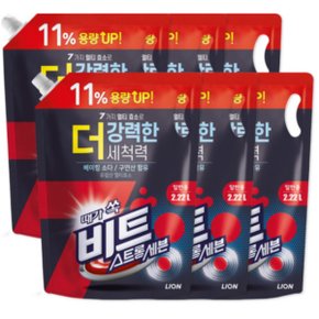 비트 스트롱 세븐 2.22L 리필 일반 통돌이 x 6개