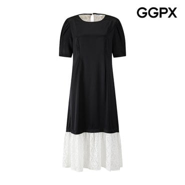 GGPX 레이스 디테일 러플 원피스 (GP7OP057F)