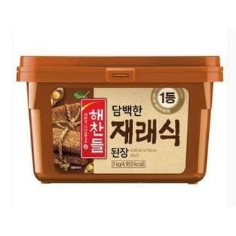 셀러허브 해찬들 맛있는 재래식 된장 3kg (S5192075)