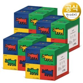 키스해링 CUBE MINI 천연펄프 미용티슈 230매 8입 4팩