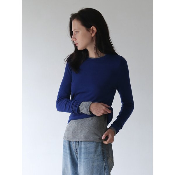 [리퍼브]Lemai Round Wool Tencel Tshirts (4colors)
