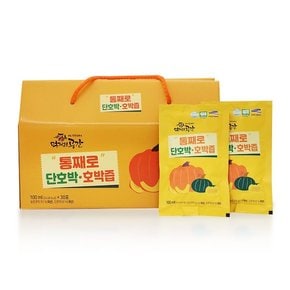 먹거리공간 100% 통째로 호박즙 (늙은호박, 단호박) 100ml 30포