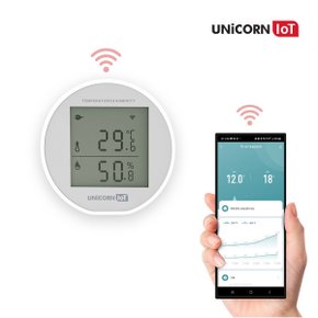 IoT 스마트홈 온도 습도 스마트 무선 감지센서 WIFI 방식 알림기능 TS-H8